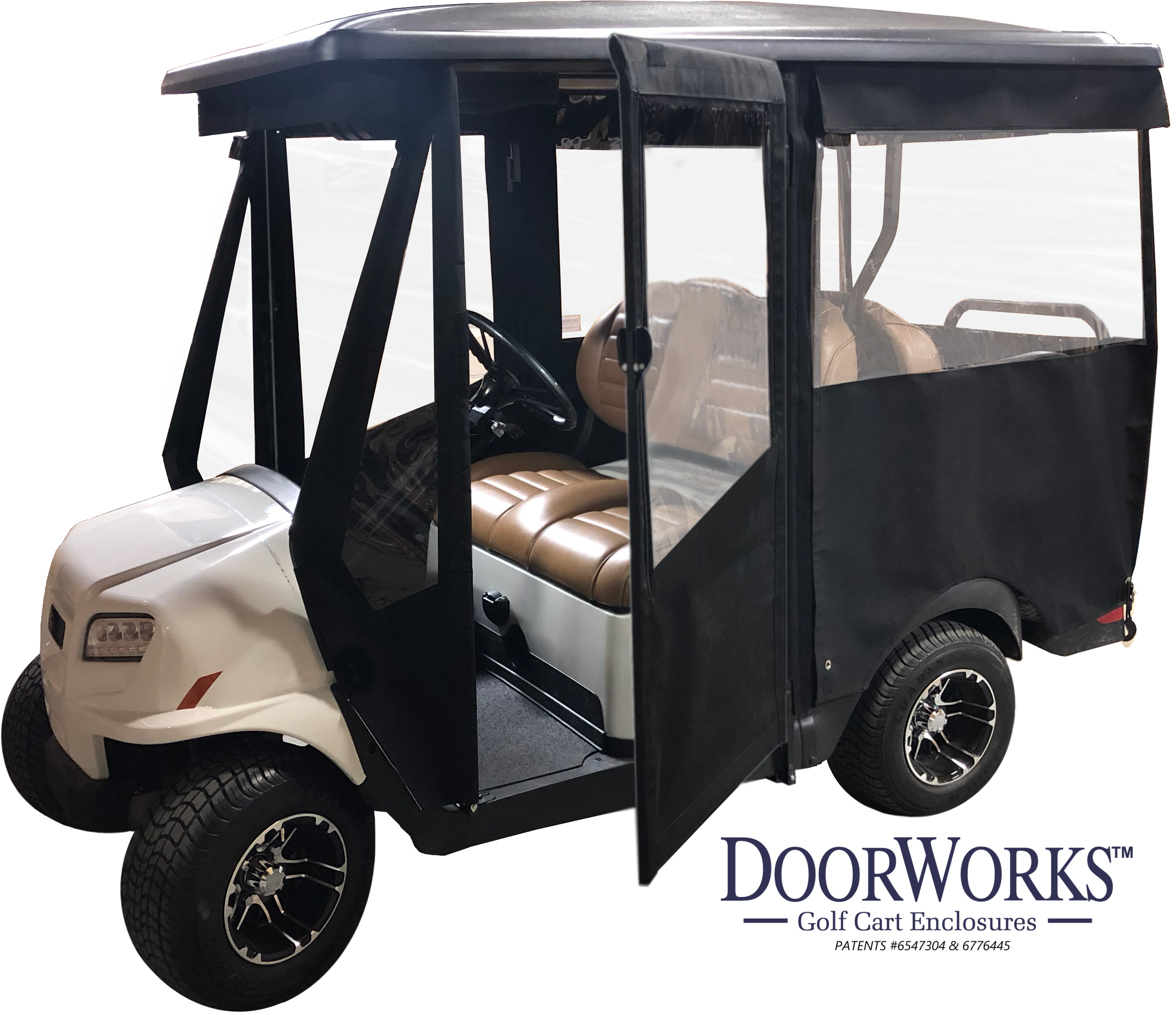 4p Onward Side Qtr Open V=1542164096 - Club Car Onward Enclosure (2997x2558), Png Download