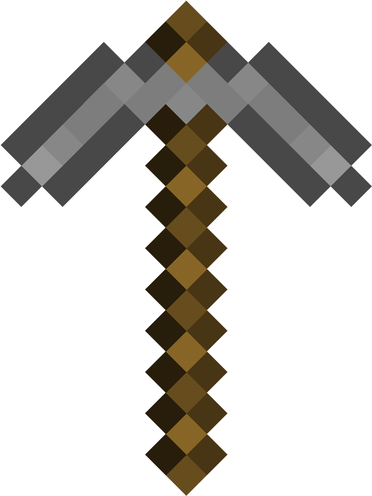 Stone Pickaxe - Cross (1920x1080), Png Download