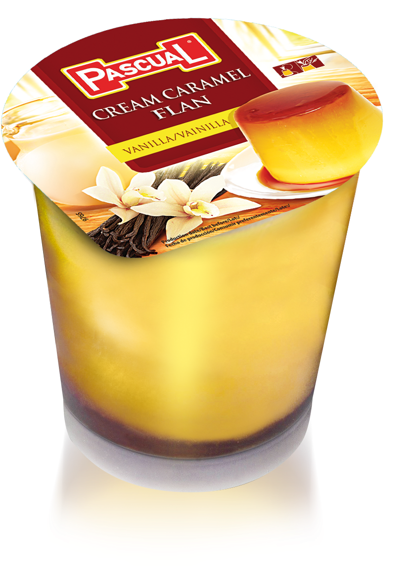 Flan De Vainilla - Flan De Vainilla Pascual (992x1299), Png Download