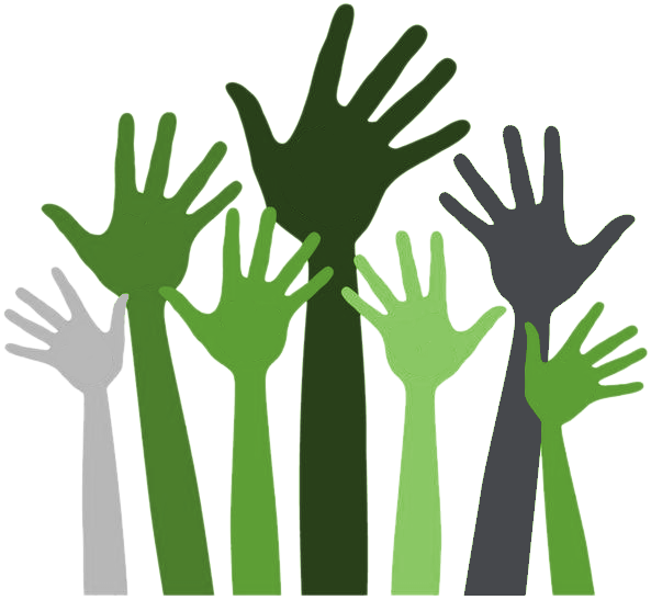 Curso En Francia 18 Al 25 De Mayo - Raising Hands Clipart (611x563), Png Download