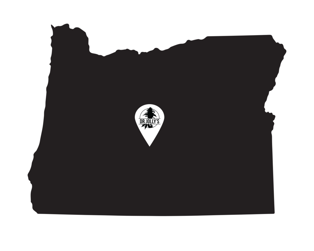 Located - State Of Oregon Vector (1000x800), Png Download