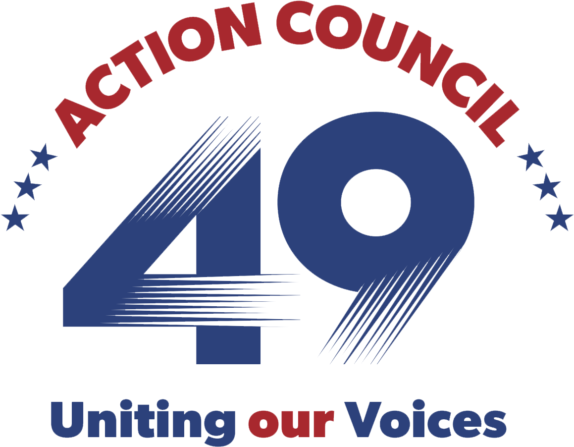49th District Action Council - Graphic Design (1350x971), Png Download