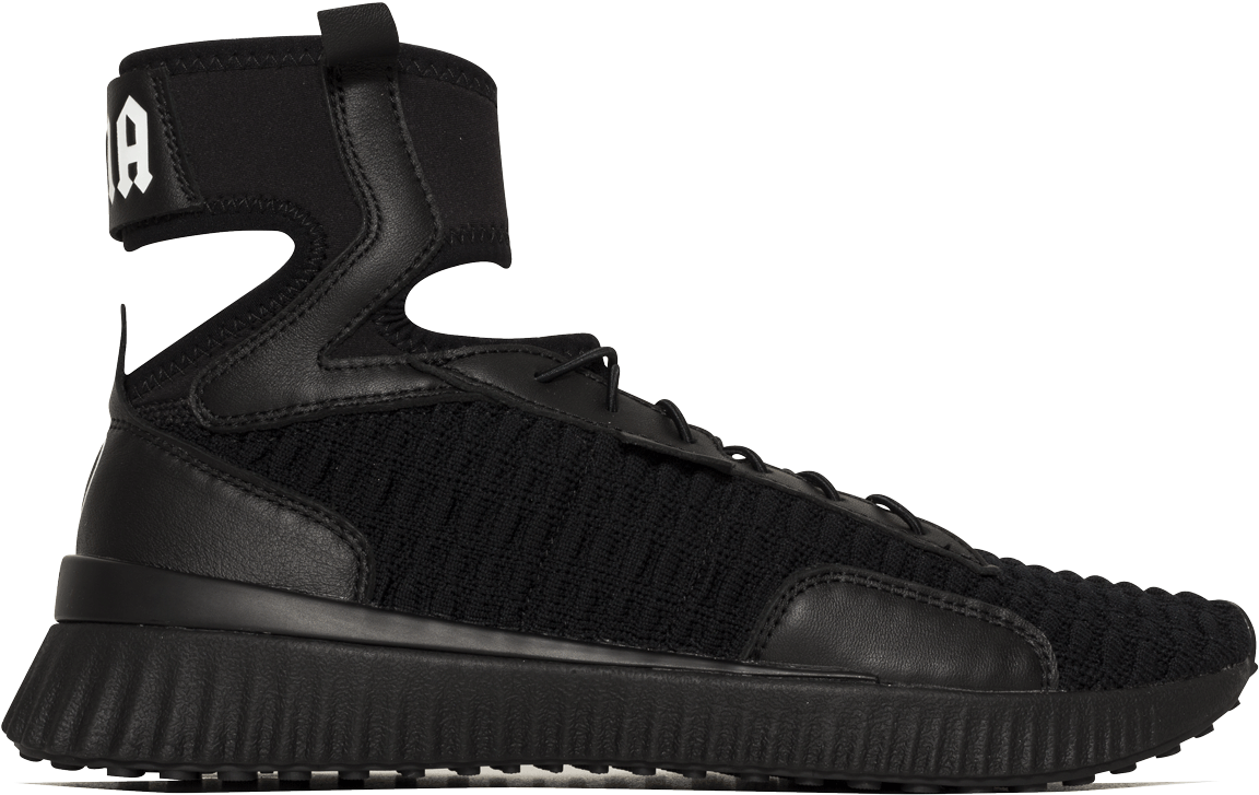 Women's Puma Knitted Trainer Mid - Sneakers (1333x2000), Png Download