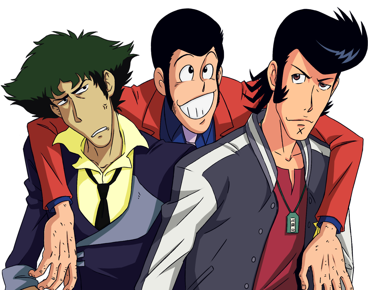 “// I Guess I'm Done With This A Family Portrait Of - Space Dandy Cowboy Bebop Lupin (1280x992), Png Download