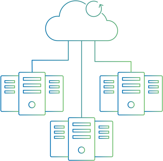 Hybrid Cloud - Diagram (681x659), Png Download