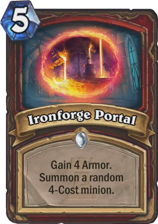 Ironforge Portal - Hearthstone Rastakhan Rumble Cards (567x811), Png Download