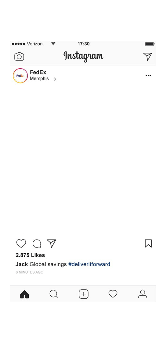 Fedex Sustainability Design And Photography For 2017 - Instagram (544x1123), Png Download