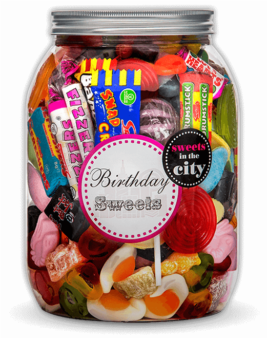 Birthday Sweets - Sweet Jar Transparent (555x661), Png Download