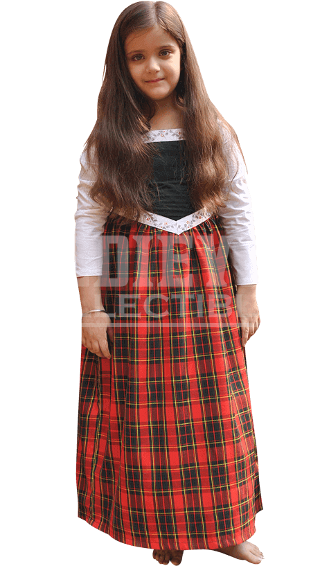 Scotland Traditional Clothing For Girls (850x850), Png Download