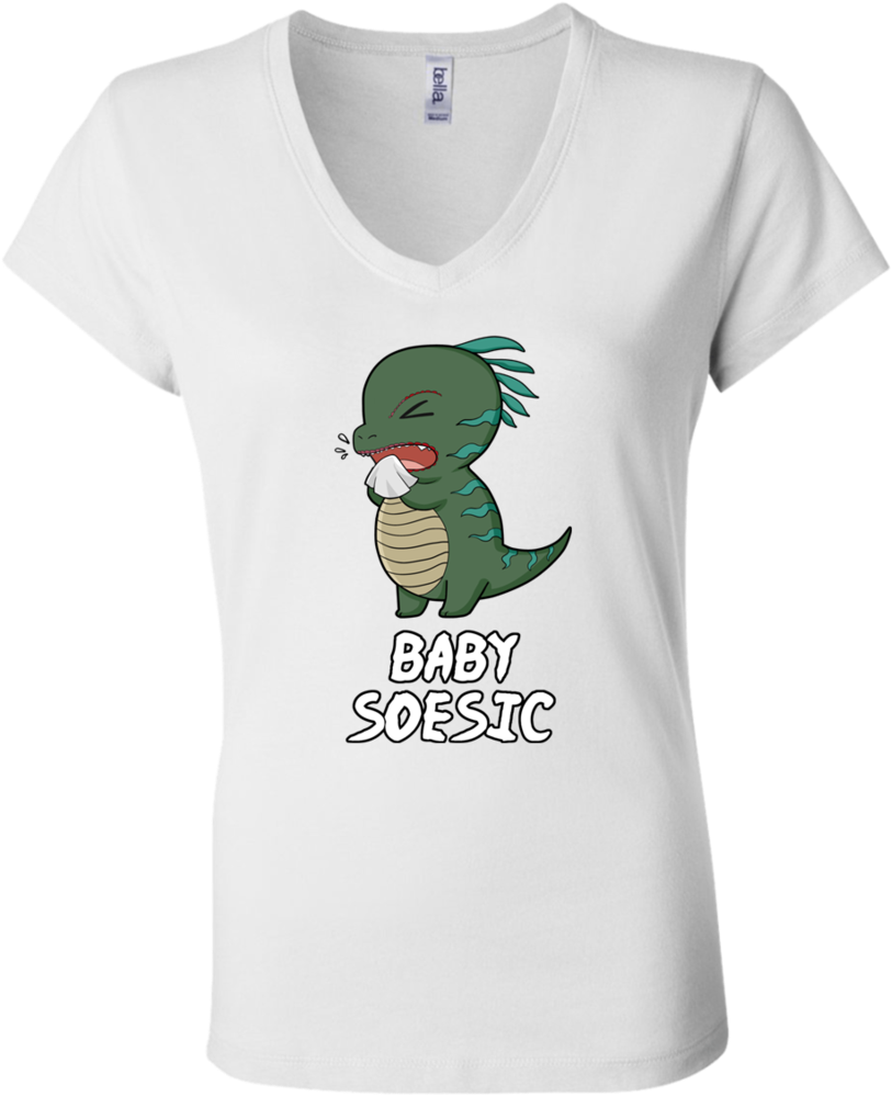 Baby Soesic Ladies' V-neck Tee - Star Wars Baby Onesie (1024x1024), Png Download