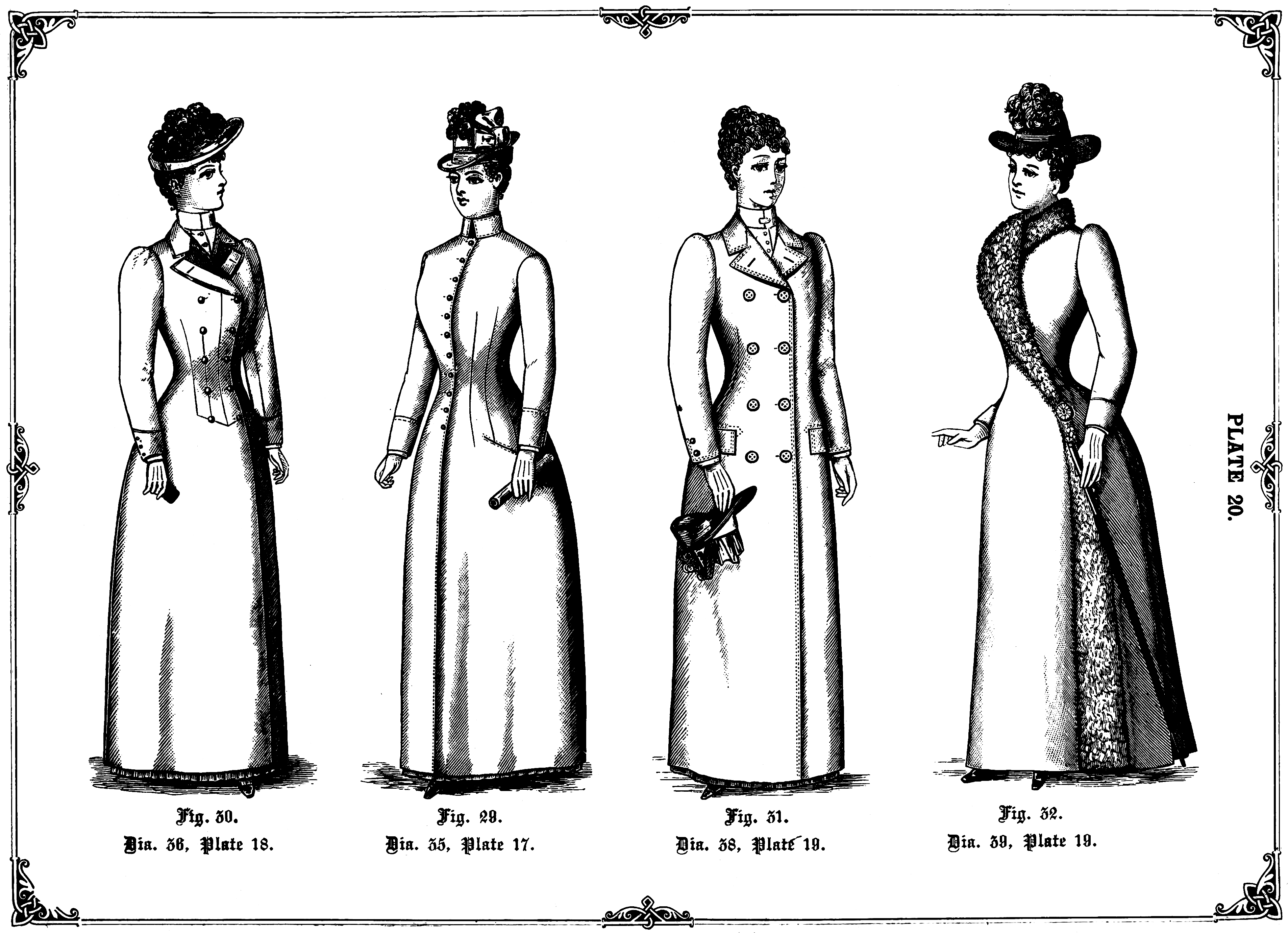 The Cutters' Practical Guide To The Cutting Of Ladies' - Sketch (3819x2759), Png Download