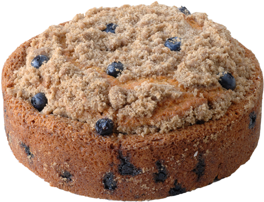 Blueberry Coffee Cake - Coffee Cake Png (800x531), Png Download