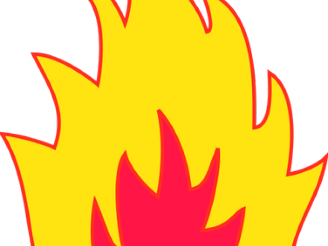 Transparent Background Clipart Fire (640x480), Png Download