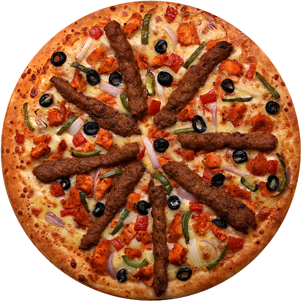 Kabab Chaska - California-style Pizza (1008x665), Png Download