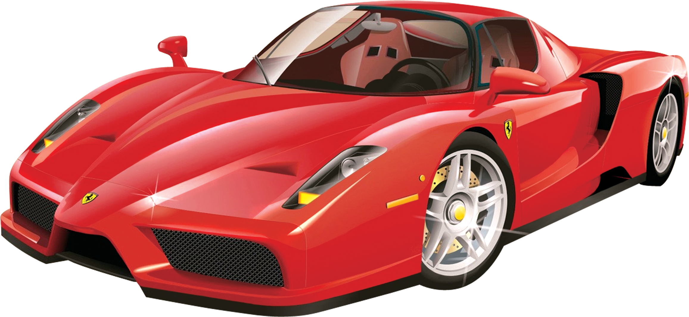 3000 X 1584 5 - Ferrari Vector (3000x1584), Png Download