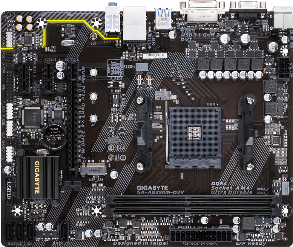 Tükenmek Üzere Son 5 Ürün - Gigabyte X370 Ds3h (1024x1024), Png Download