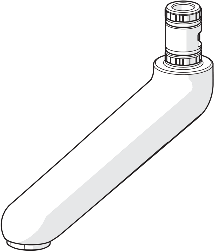 Hansa, Spout, L=161, (921x1080), Png Download