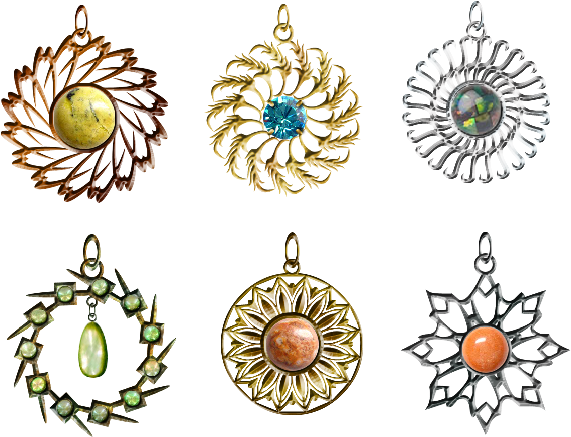 Jewelry Clipart Fancy Jewelry - Ladies Fancy Ornaments Png (1275x1050), Png Download