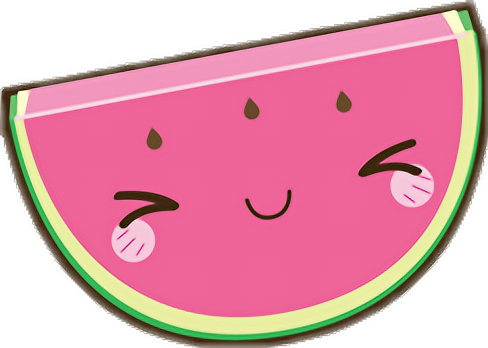 964 X 688 2 - Sandia Kawaii Png (964x688), Png Download