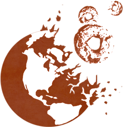 World Map Vector Round (600x600), Png Download