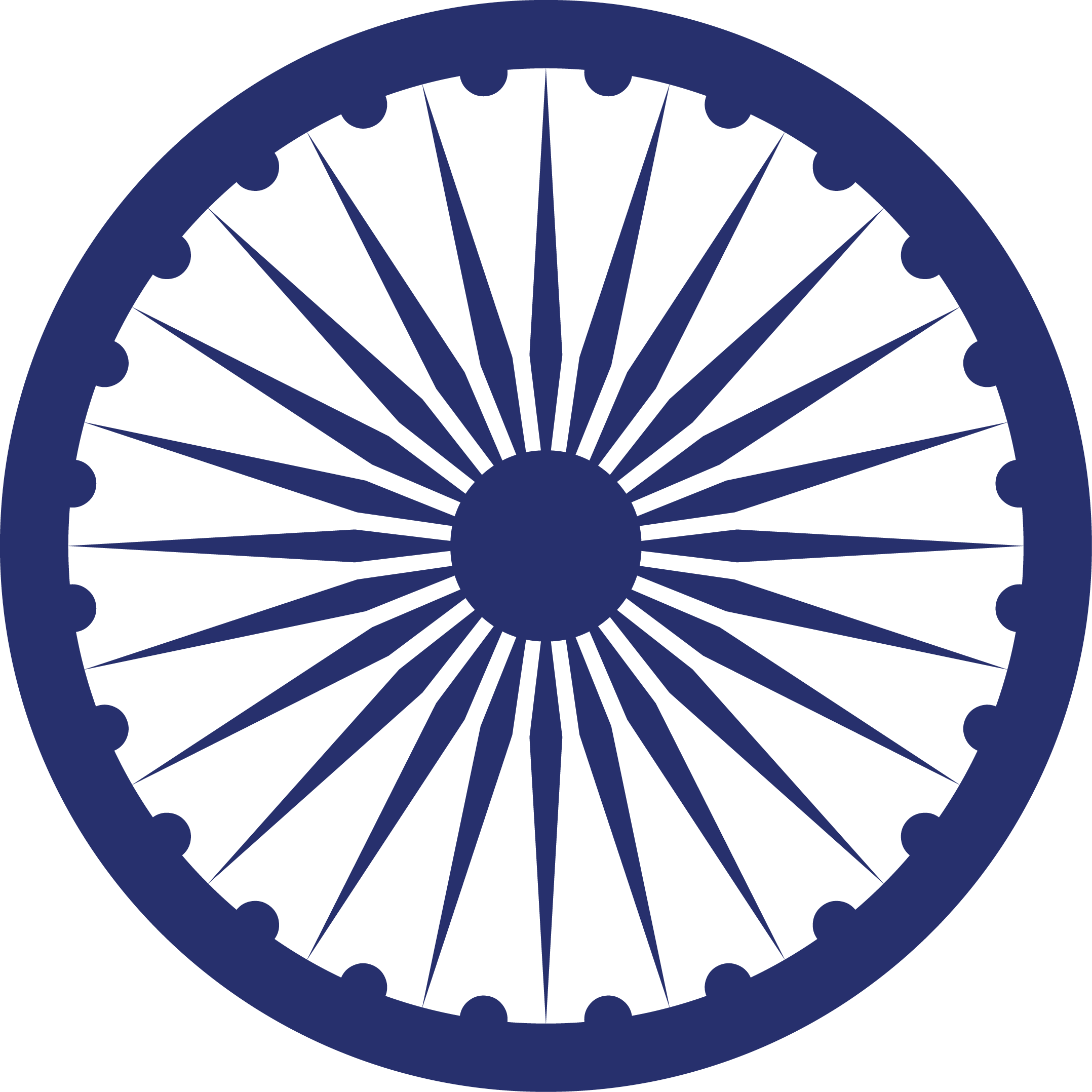 Ashoka Chakra - Gloucester Road Tube Station (2156x2156), Png Download