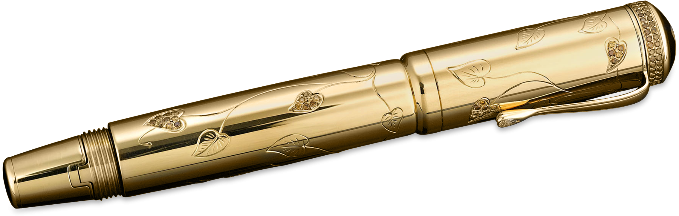 Montblanc Autumn Fountain Pen, Four Seasons Collection - Brass (2500x2000), Png Download