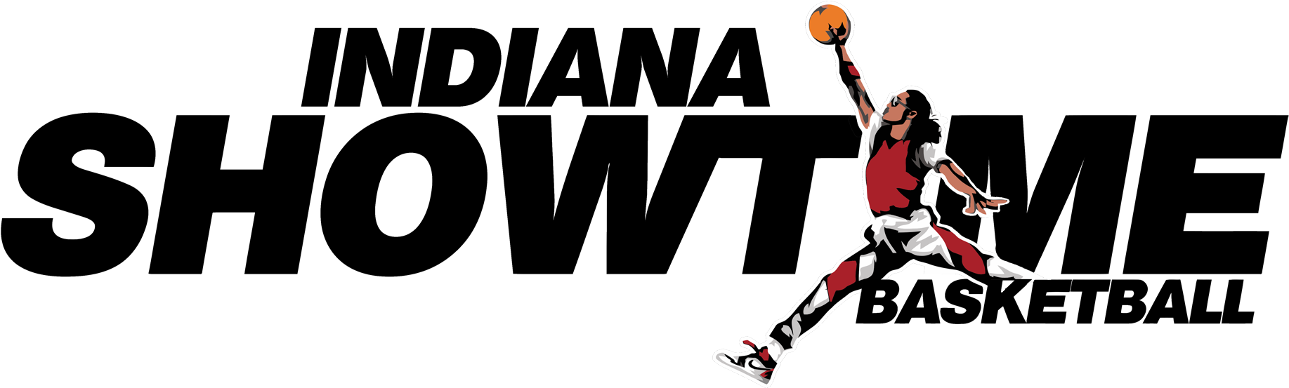 Indiana Showtime Basketball - Graphic Design (1966x578), Png Download