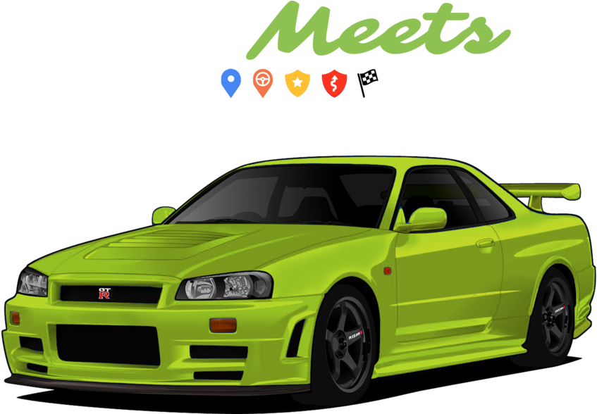 Splash - Nissan Skyline Gt-r (1000x587), Png Download