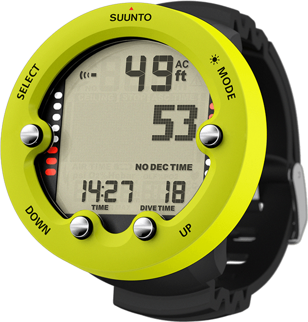 Suunto Zoop Dive Computer - Dive Computer Reading (800x800), Png Download