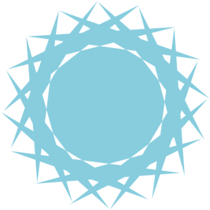 Logo Turquoise Brand Angle - Circle (530x750), Png Download