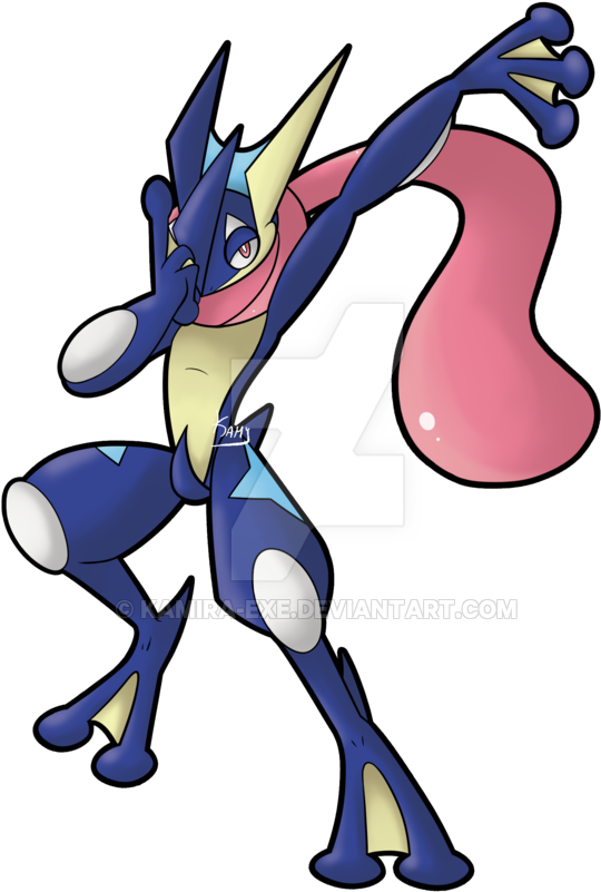 Pin By Taylor Aurty On Greninja - Cartoon (600x827), Png Download