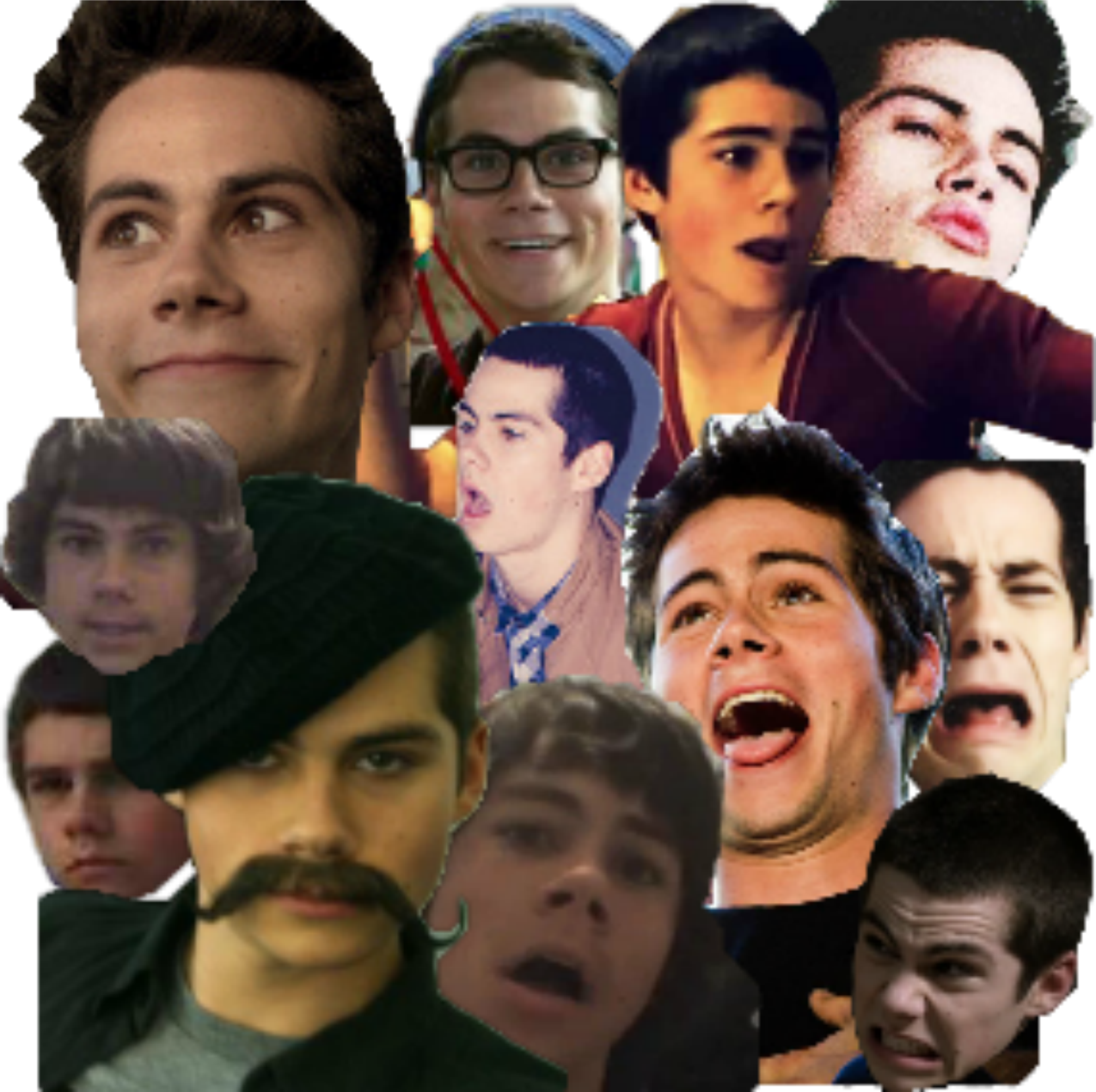 Dylan O'brien Teen Wolf I Was Bored Dylan O'brien Collage - Dylan O Brien (1275x1271), Png Download