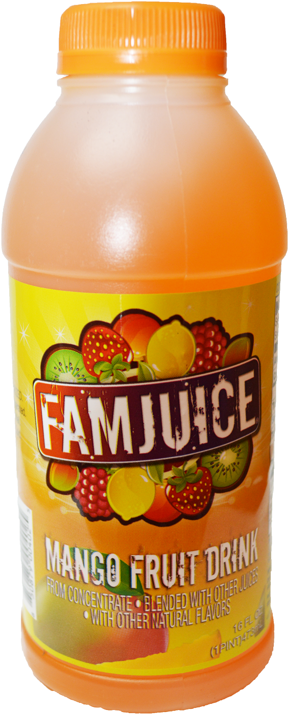 Mango Fruit Drink - Famjuice (1000x1504), Png Download