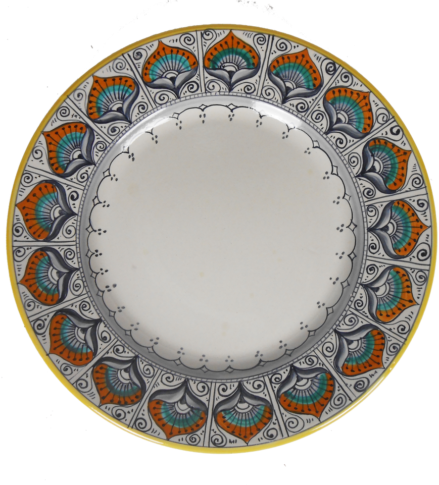 Dinner Plate Peacock Pattern - Porcelain (1280x960), Png Download