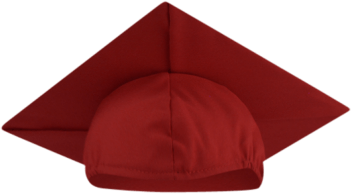Download Red Graduation Cap Origami Full Size Png Image Pngkit