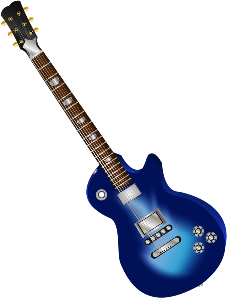 ᗰuʂic ‿✿⁀ Sunday School Decorations, Homemade Instruments, - Guitarra Electrica Azul Dibujo Png (805x1024), Png Download