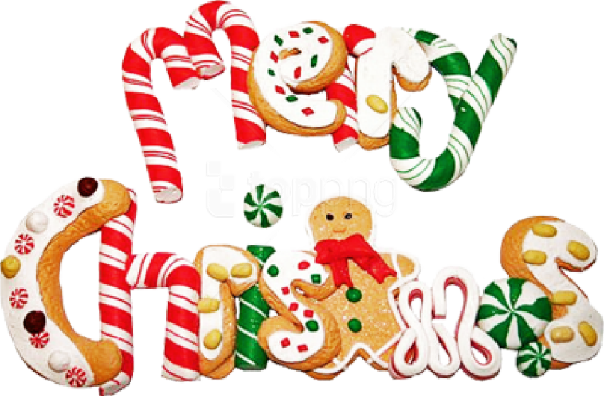 Free Png Merry Christmas Sweet Text Label Png - Merry Christmas My Lovely Friend (850x557), Png Download