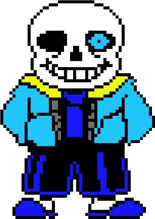 Sans Sprite Glowing Eye - Sans Sprite (810x820), Png Download