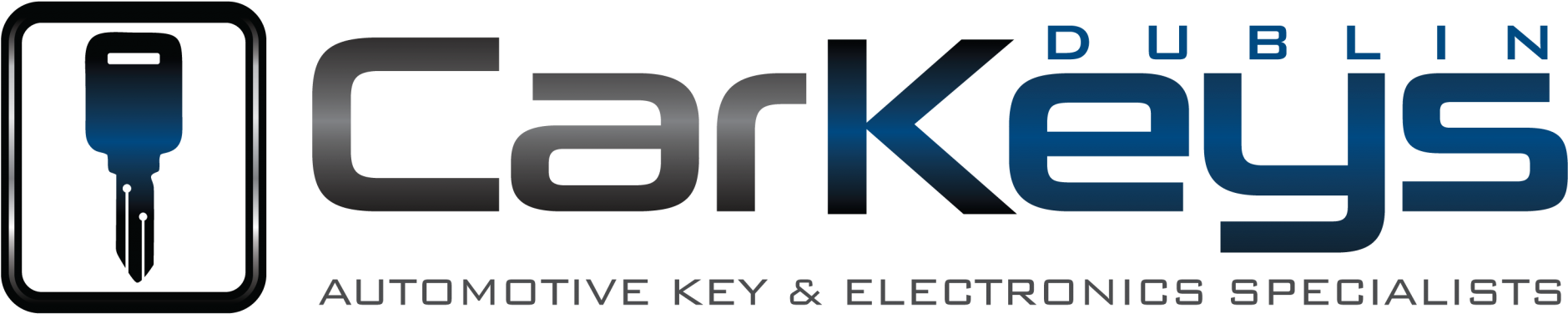 Car Keys Dublin Logo - Electric Blue (2048x682), Png Download
