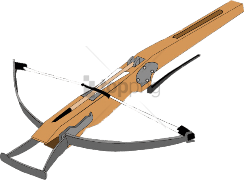 Free Png Crossbow Drawing Png Image With Transparent - Medieval Crossbow (851x630), Png Download