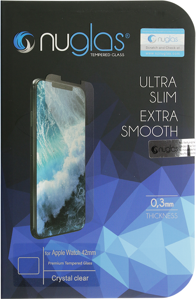 Nuglas Tempered Glass Screen Protector For Apple Watch - Screen Protector (1200x1200), Png Download