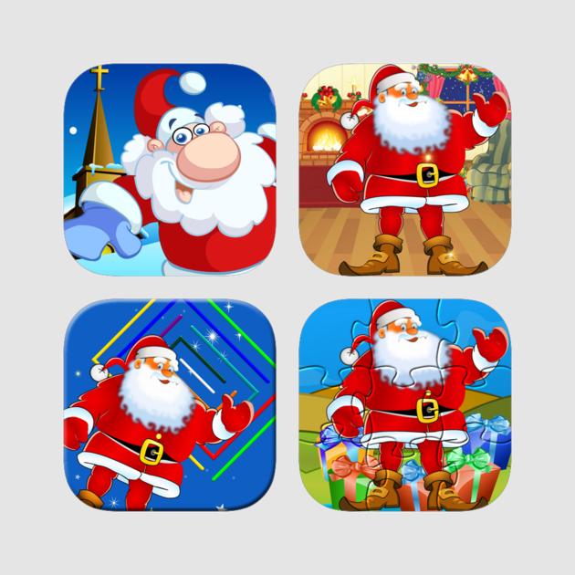 Christmas Party Game Box 4 - Santa Claus (630x630), Png Download