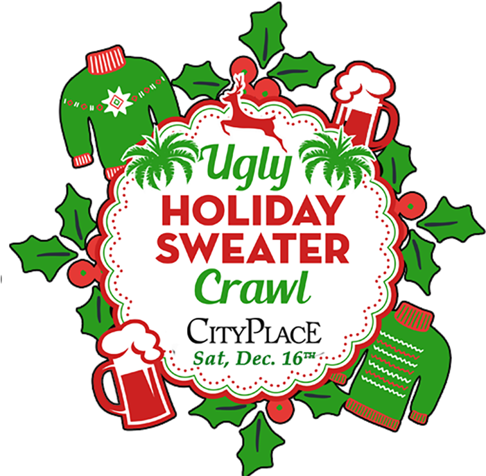 Ugly Christmas Sweater Clipart - City Place (700x700), Png Download