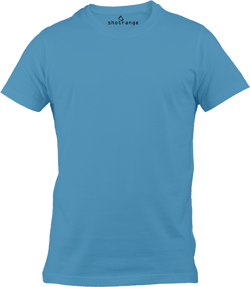 Blue T-shirt - Active Shirt (887x1024), Png Download