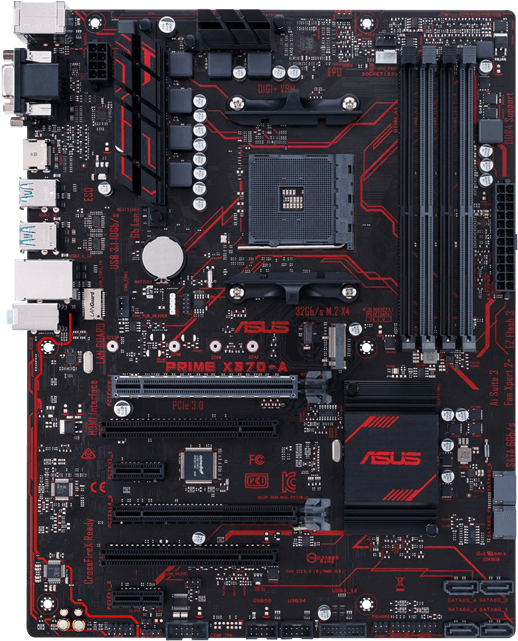 Prime X370-a, Amd X370 Chipset, Am4, Hdmi, Atx Motherboard - Asus Prime X370 A Amd (700x700), Png Download