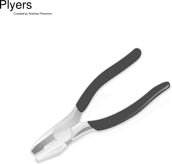 Pliers Tool Clip Art - Tools Clipart (600x574), Png Download