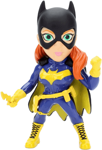 Batgirl Metal Die Cast 4" Figure - Metals Die Cast Batgirl (600x600), Png Download