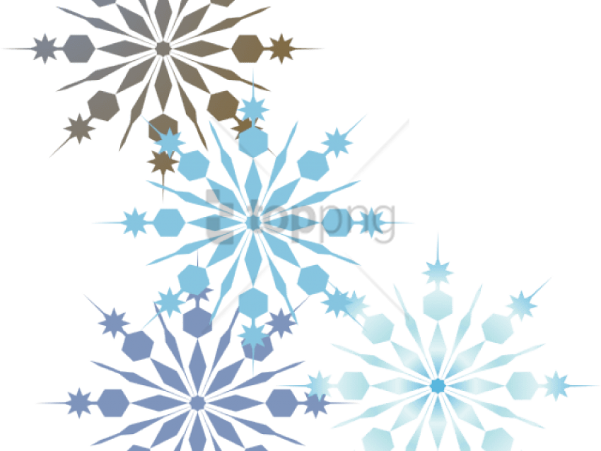 Free Png Snowflake Corner S Border Png Image With Transparent - Transparent Snowflake Border Clipart (850x638), Png Download