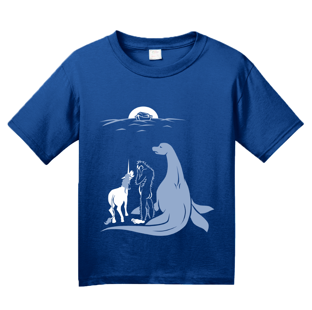 Youth Royal Noah Forgot Bigfoot, Unicorn, And Loch - Bigfoot And The Loch Ness Monster (1010x1005), Png Download