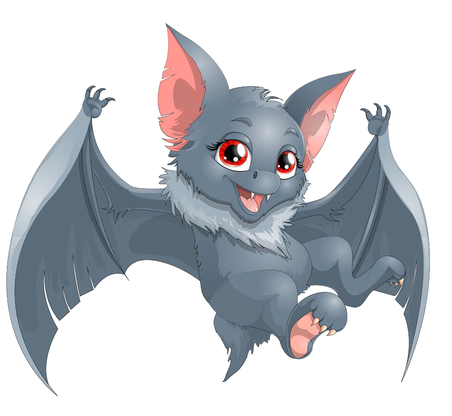 Full Size Of Bat Drawing Template Cute Batgirl An - Dibujos De Murcielagos Animados (1713x1538), Png Download